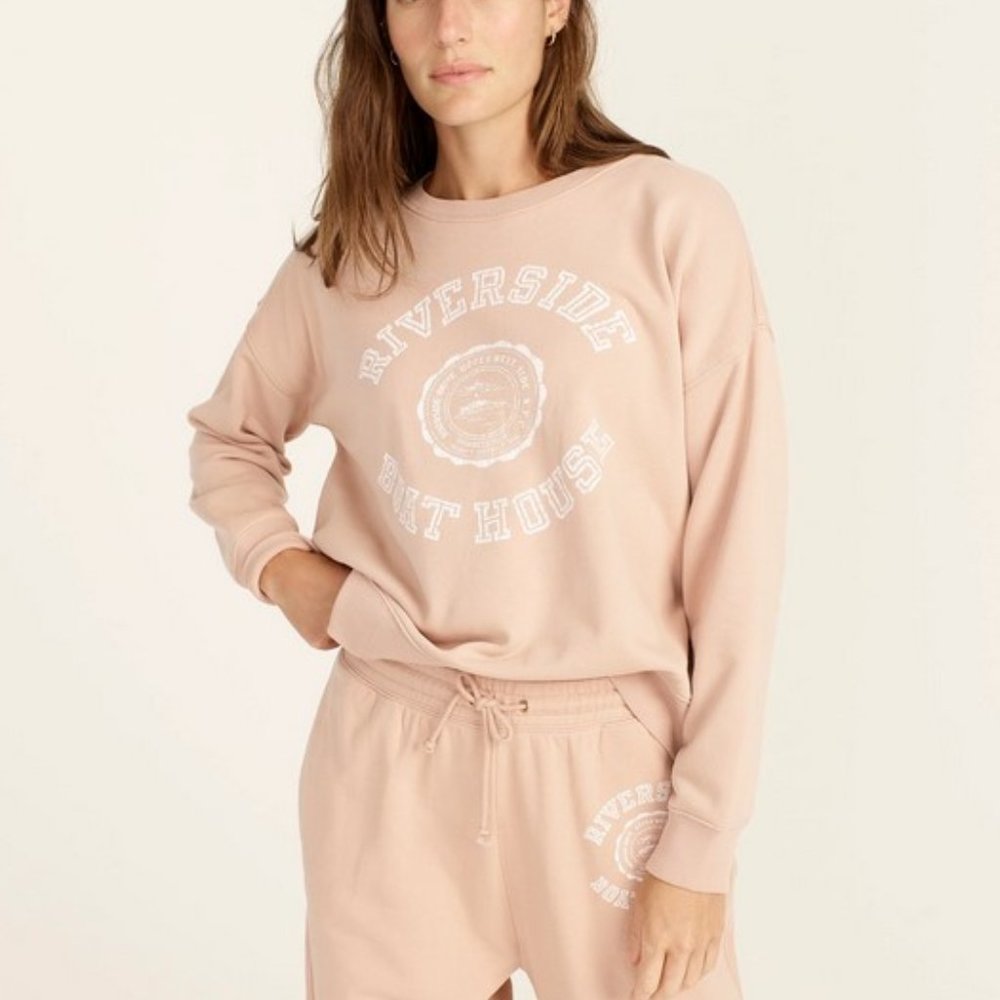 J. CREW University Terry Sweatshirt L